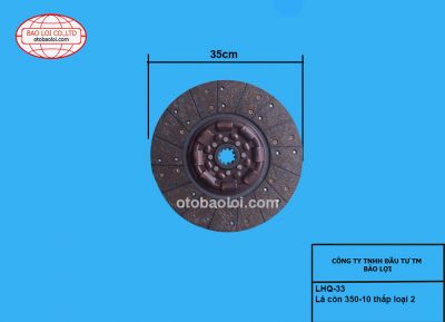 Lá côn 350-10 thấp loại 2