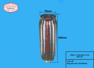 Ống kim loại 75x300mm