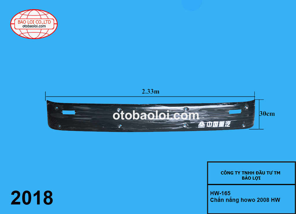 Chắn nắng howo 2008 HW (loại thường)