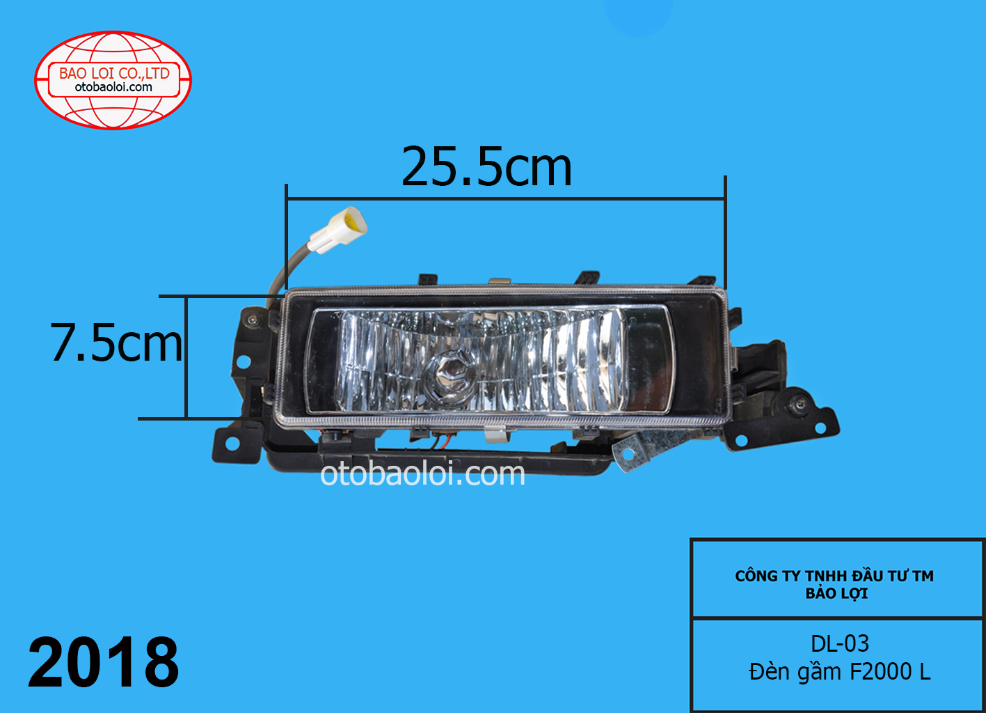 Đèn gầm F2000 L