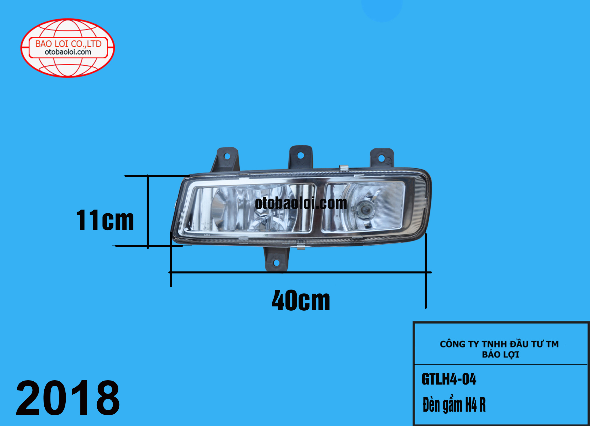 Đèn gầm H4 R