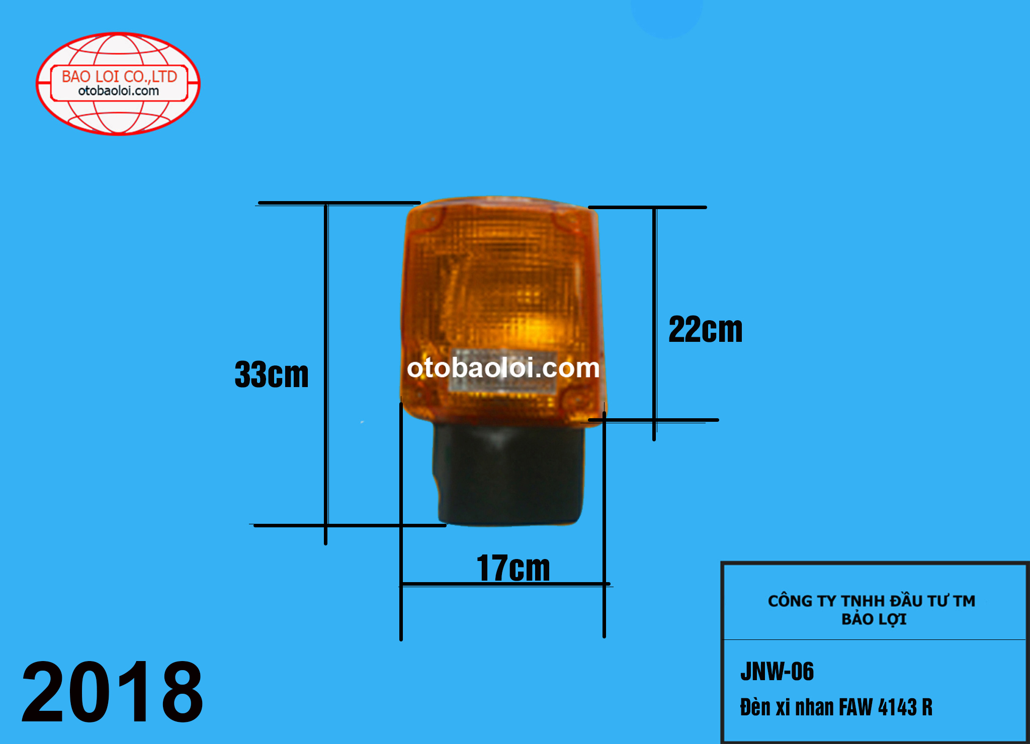 Đèn xi nhan FAW 4143 R