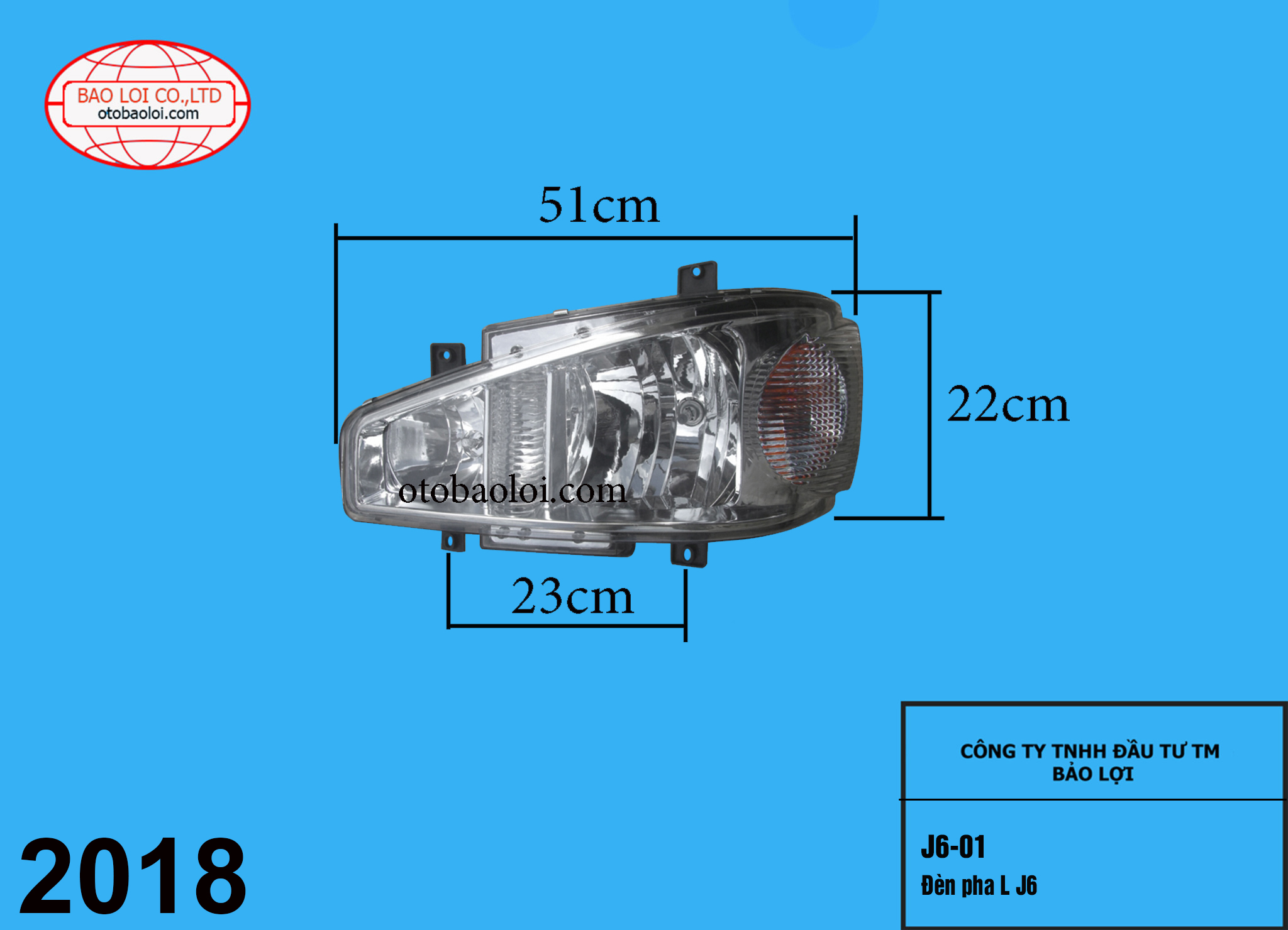  Đèn pha L J6P500