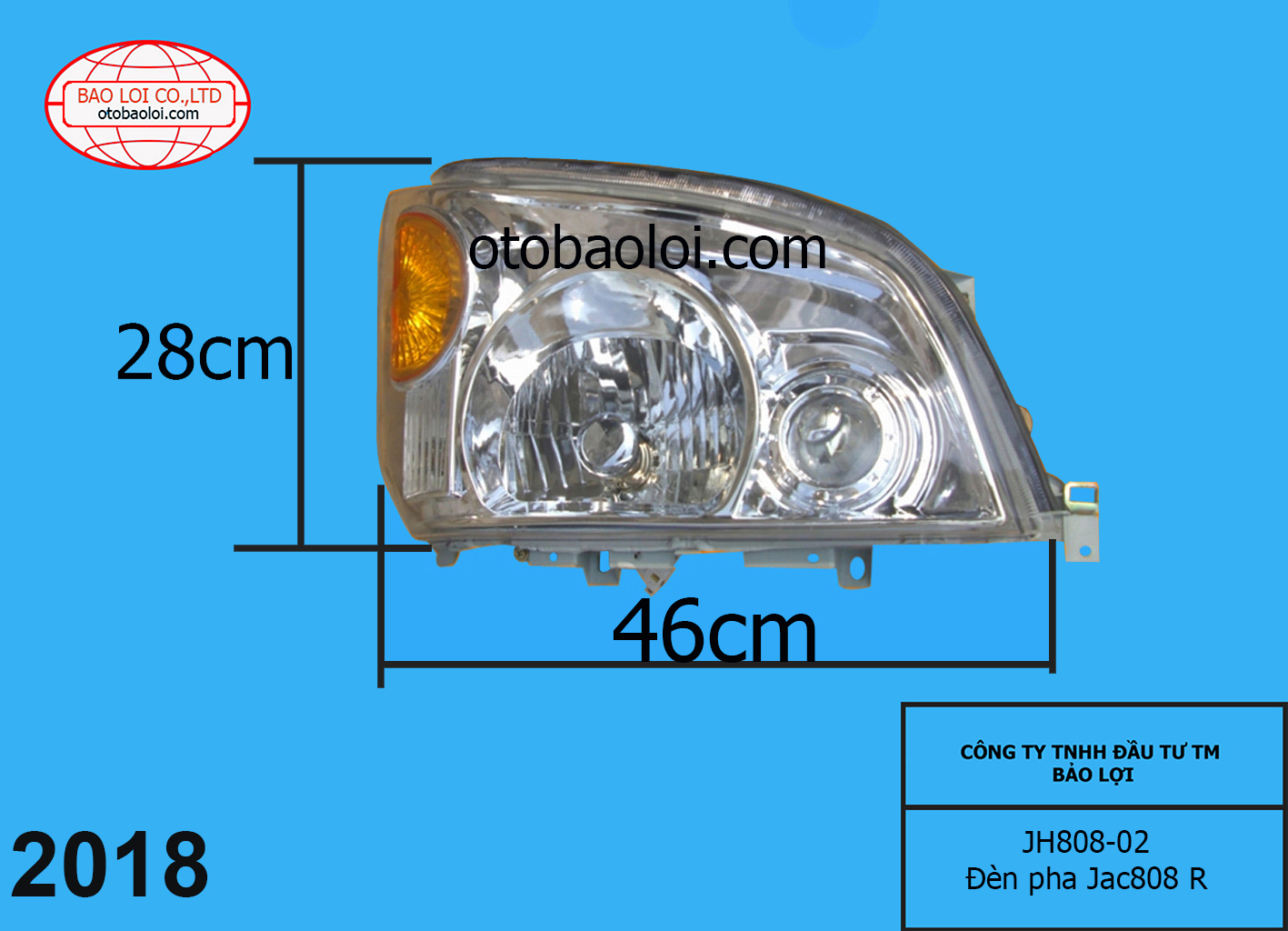 Đèn pha Jac808 R