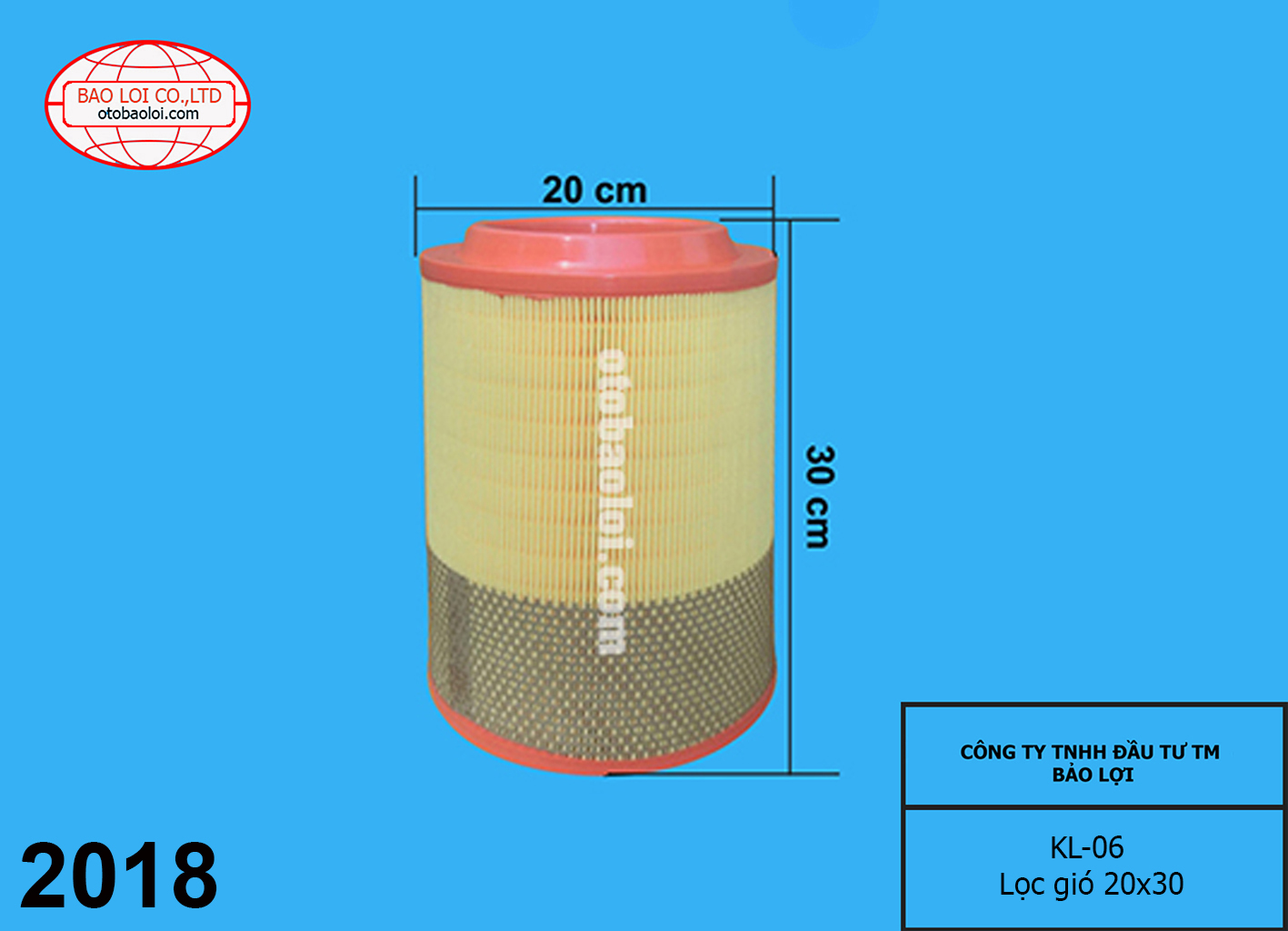 Lọc gió 20x30 PU